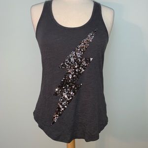 🔥 Express sequined and lace back tank